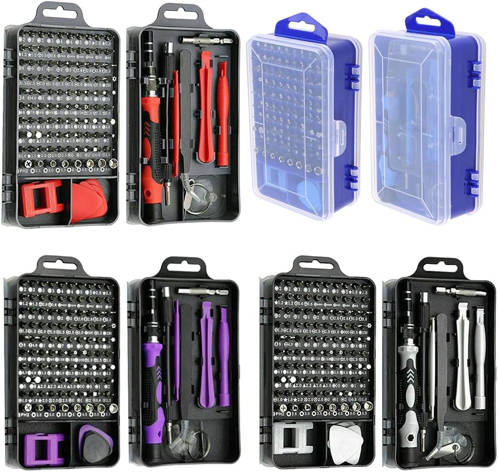 Computer Repair 115 In 1 Magnetic Laptop Screwdriver Watch Repair Screwdriver Hardware Tool Set