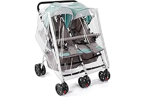 Premium Double Stroller Rain Cover: A Shield for Your Precious Duo