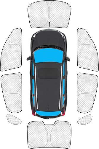 Miniatura 132 de KMF - Parasol de repuesto para parabrisas, cubierta para ventana lateral y trasera, cubierta protectora para visor, para campamento, bebé, bloqueo