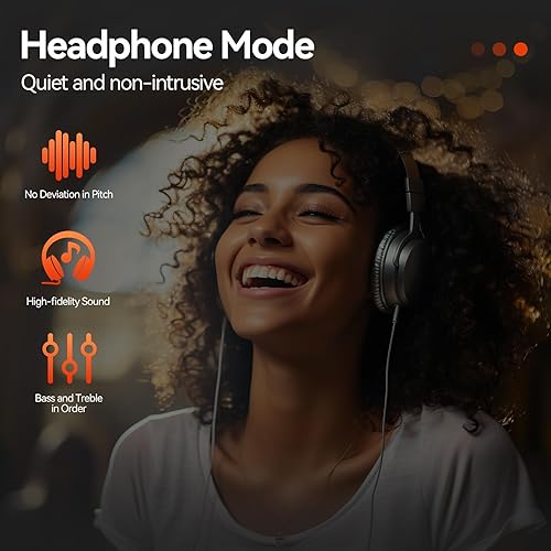 Miniatura 6 de ZHRUNS Piano digital de 88 teclas de martillo pesado, teclado pesado de tamaño completo, piano eléctrico para principiantes, soporte de partituras,