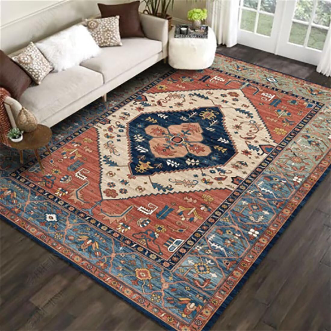 Tapis chambre fille 140x200cm pour créer un coin lecture cosy