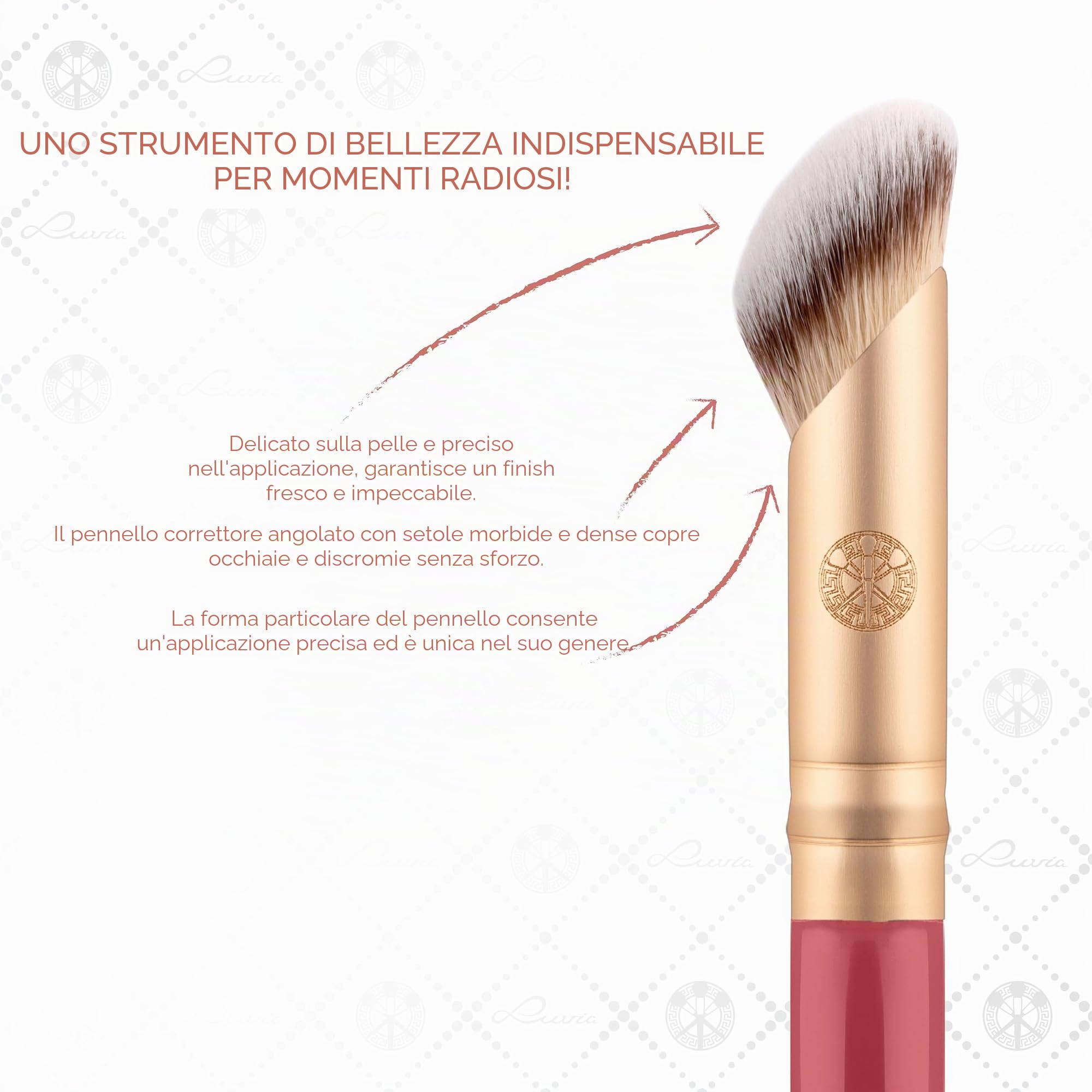 Luvia - Set di pennelli per trucco, 14 pezzi, vegani, con pennello per cipria, spugna e blender XL, ideale per principianti e professionisti, pennelli per trucco di alta qualità per un trucco perfetto