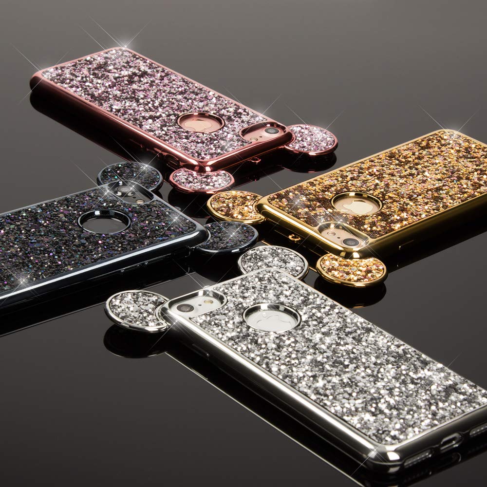 NALIA Ultra-dünne Glitzer-Hülle Für IPhone XS Max - TPU Silikon Mit Pailletten, Transparent, Stoßgeschützt