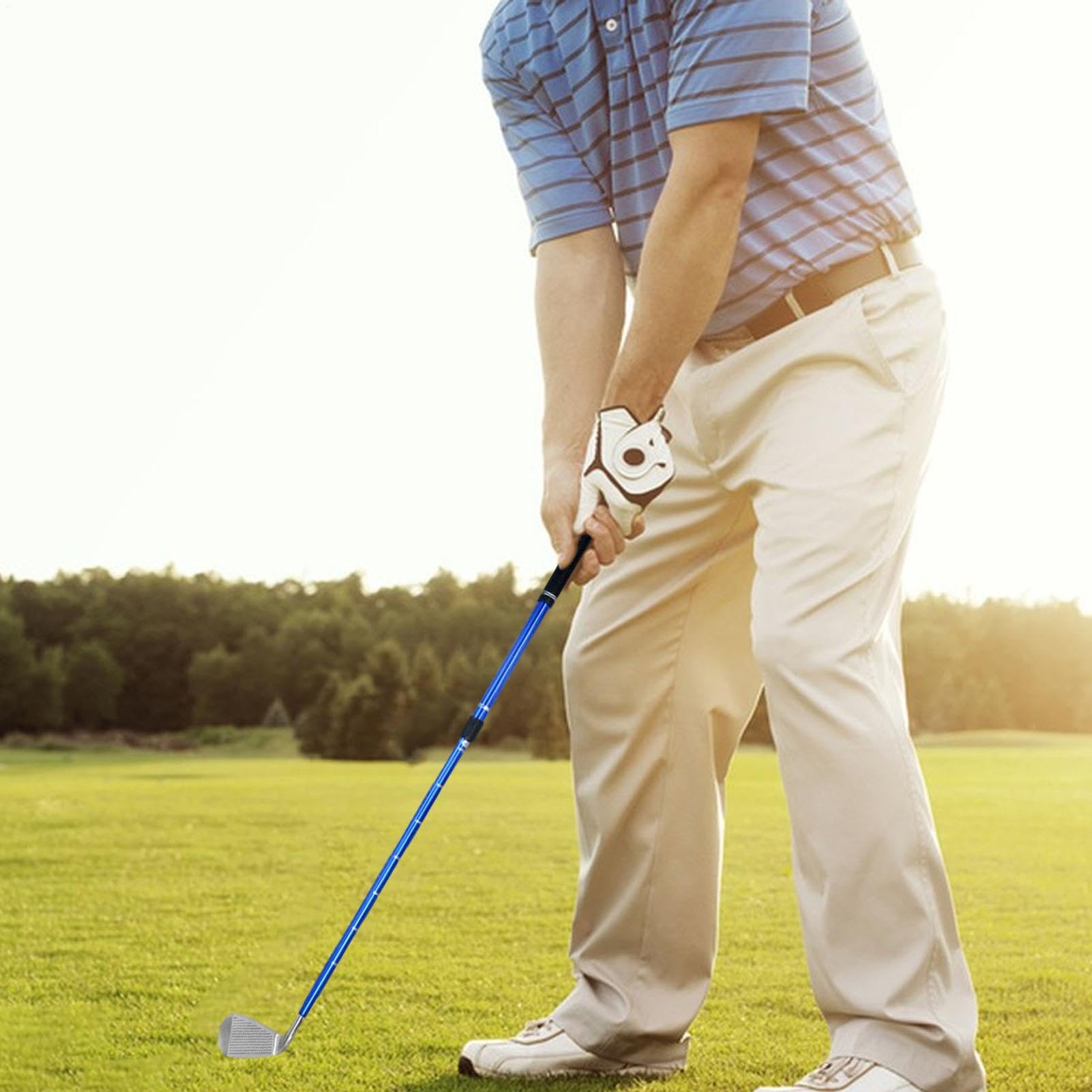 Palo de golf retráctil, palo de golf retráctil, palo de golf retráctil, palo de golf para principiantes, herramienta de práctica de putter de golf para mujeres, hombres, adolescentes para el hogar