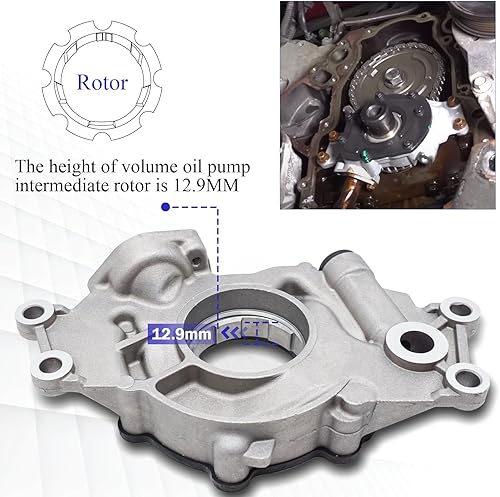 Miniatura 6 de Kit de bomba de aceite de alto volumen M295HV con juntas TCS45993 y perno equilibrador 12557840 para Chevy Silverado Suburban 1500 Tahoe Trailblazer