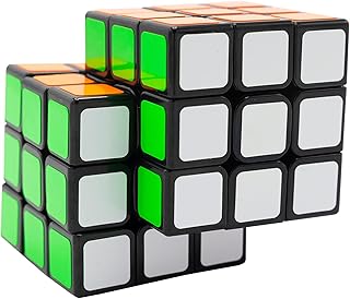 3X3 Double Cube III Speed Cube for Stress and Anxiety Relief Toys, 3X3 Puzzle Toy Gift for Kids & Adults