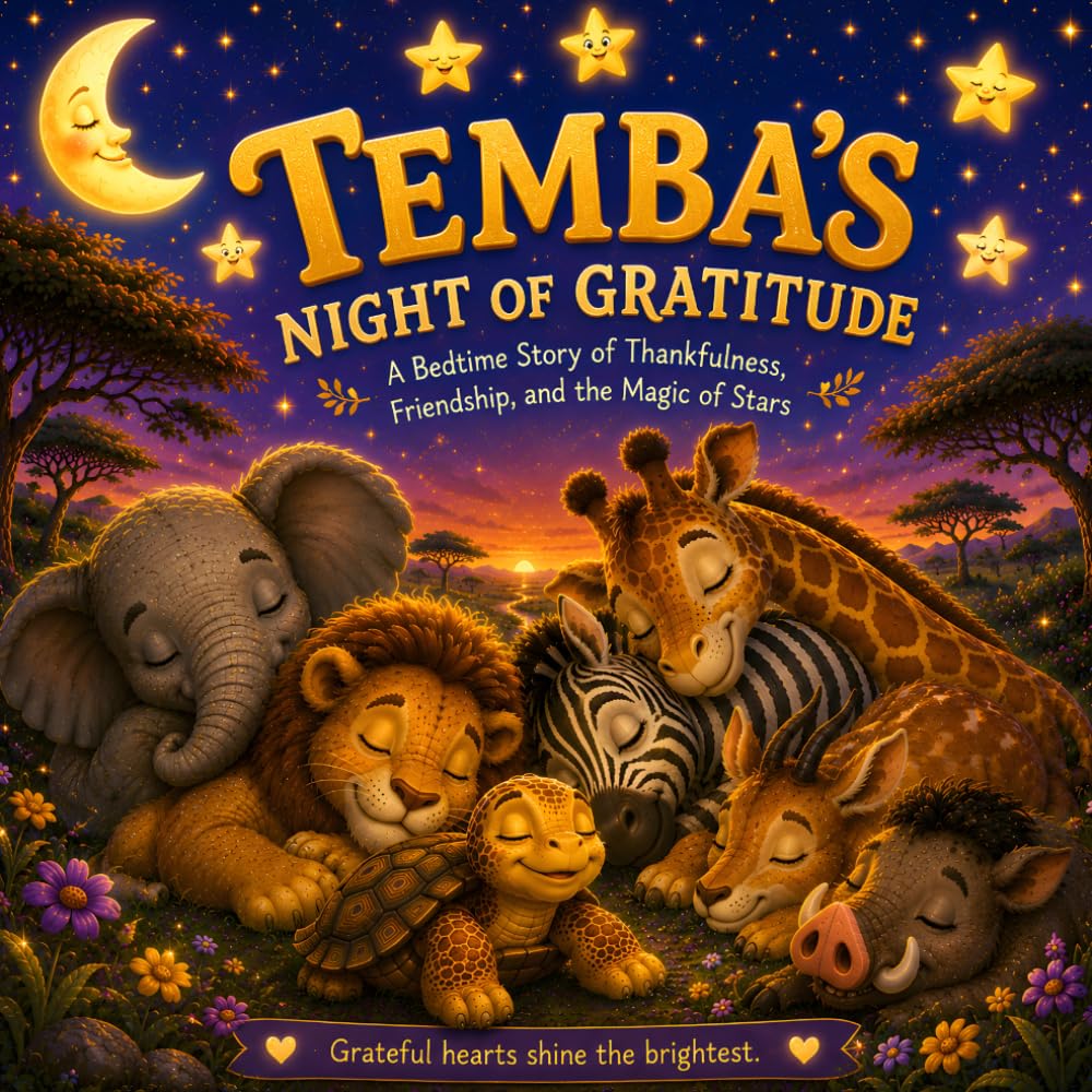 Temba's Night of Gratitude: A Heartwarming African Bedtime Story About Thankfulness, Friendship, and the Magic of the Stars