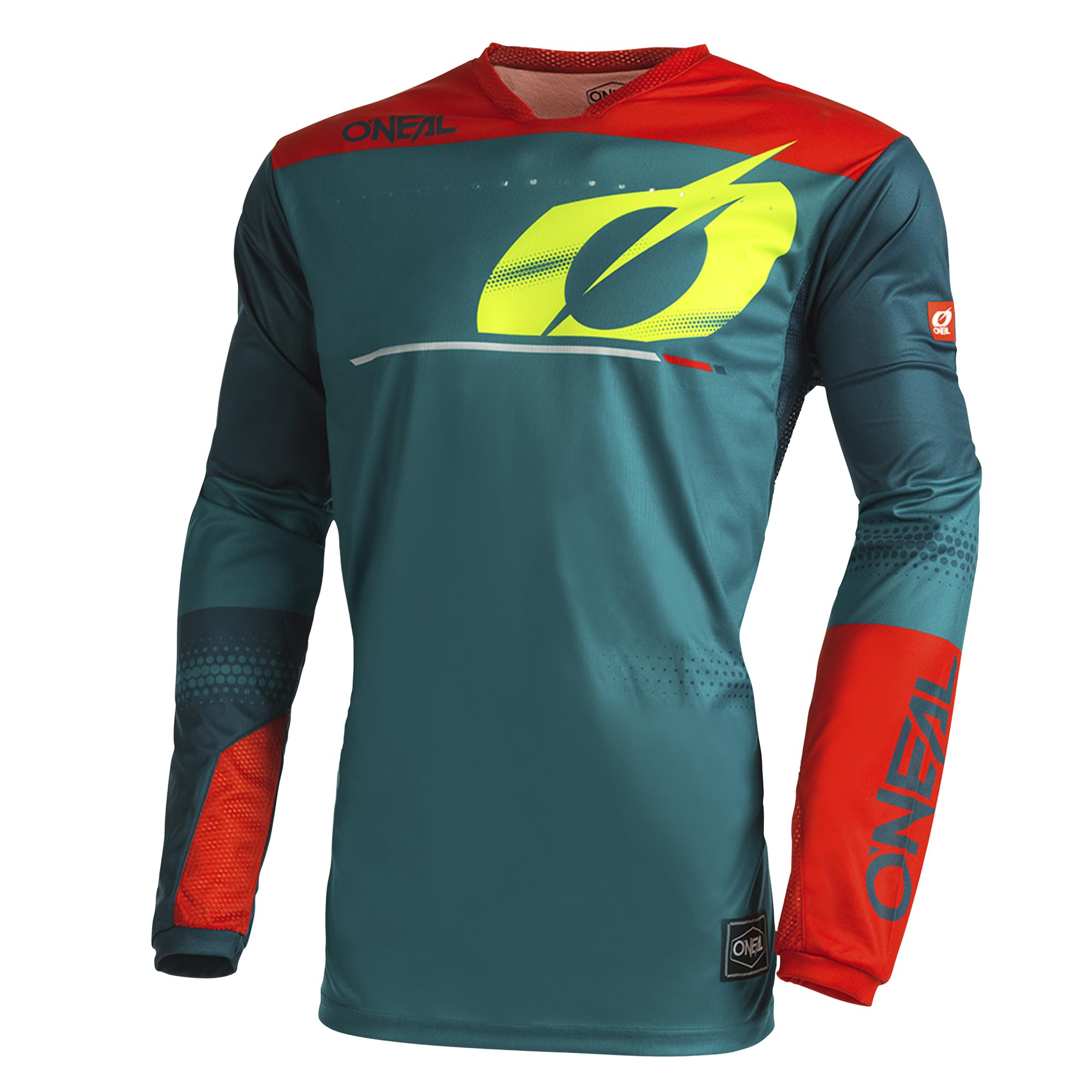 O'NEAL | Camiseta de Motocross Manga Larga | MX MTB Mountain Bike | Materiales Ligeros, Agujeros de ventilación Cortados con láser, Corte ergonómico | Camiseta Hardwear | Adulto
