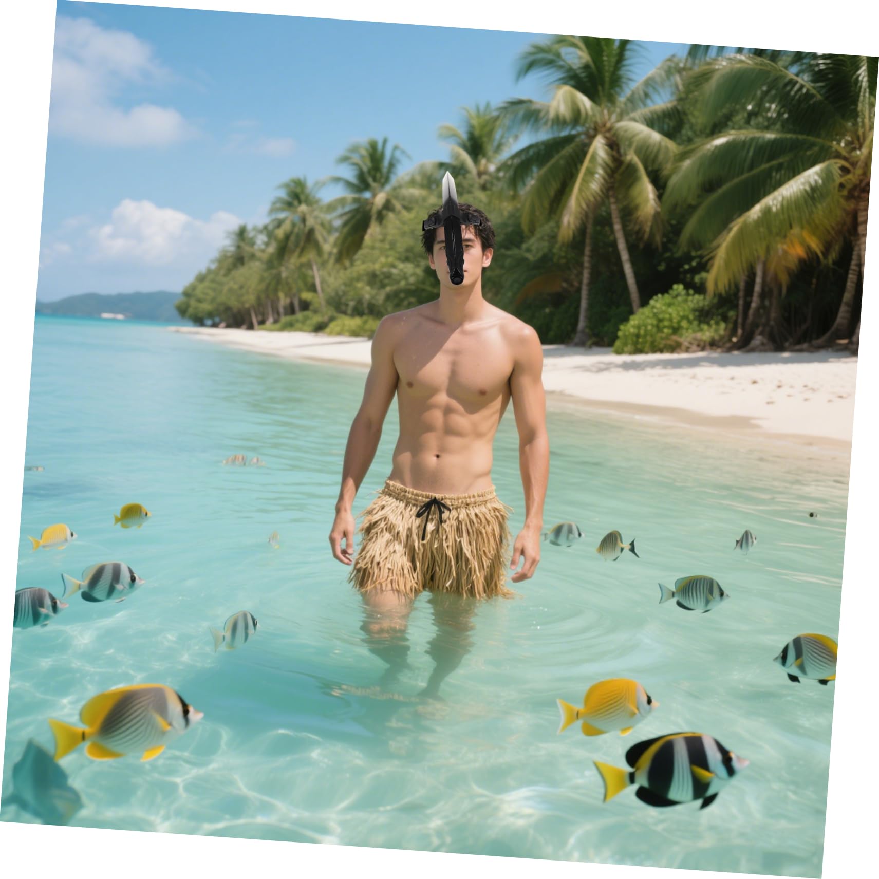 TOYANDONA Snorkel de Natación Tubo Flexible Boquilla de Silicona Diseño Semi-seco para Entrenamiento de Vueltas en Piscina