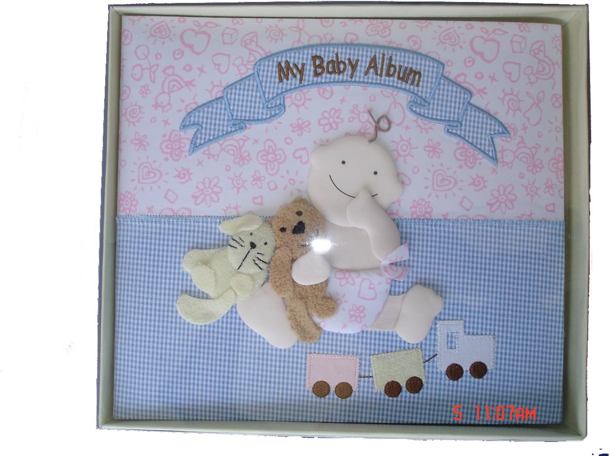 Baby Brag Book Photo Album-120 4 X 6 Photos - Keepsake Memory Photo Book for Baby First Year Babybook