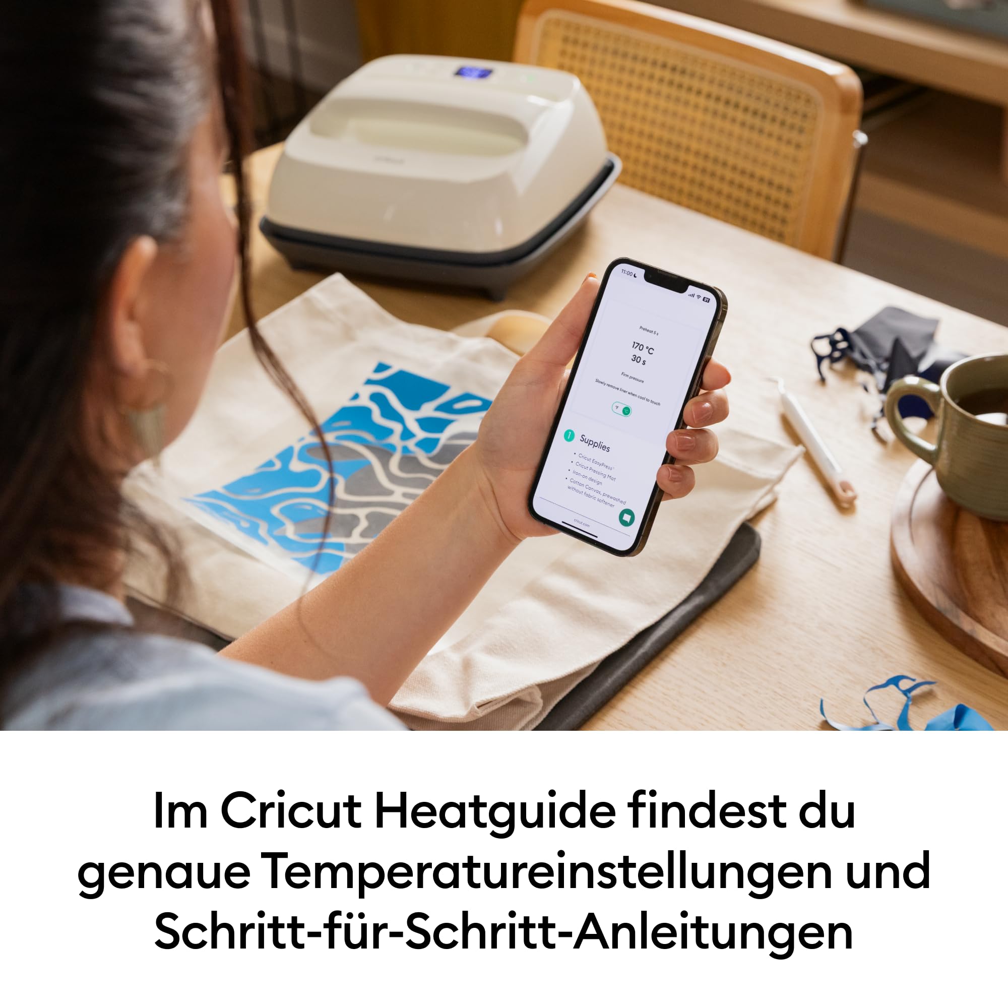 Cricut EasyPress 2 (SE) 22.9 x 22.9 cm Heißpresse für T-Shirts, Kissen, Tragetaschen – Himbeere