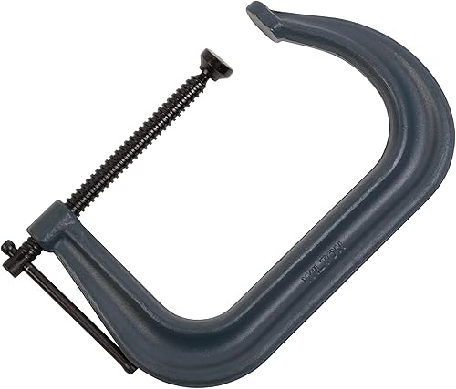 Wilton Abrazadera en C, apertura de 8.0 in, garganta de 6.0 in, 5900 Lbs. fuerza de sujeción (Modelo 4408)