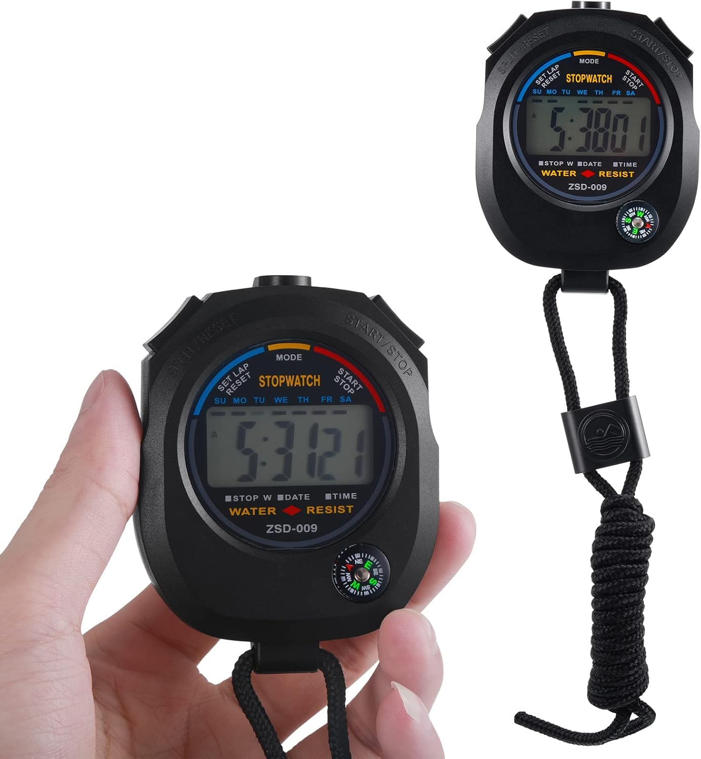 Cronometro Timer Allarme Orologio Digitale Per Palestra Bici Corsa - Foto 11