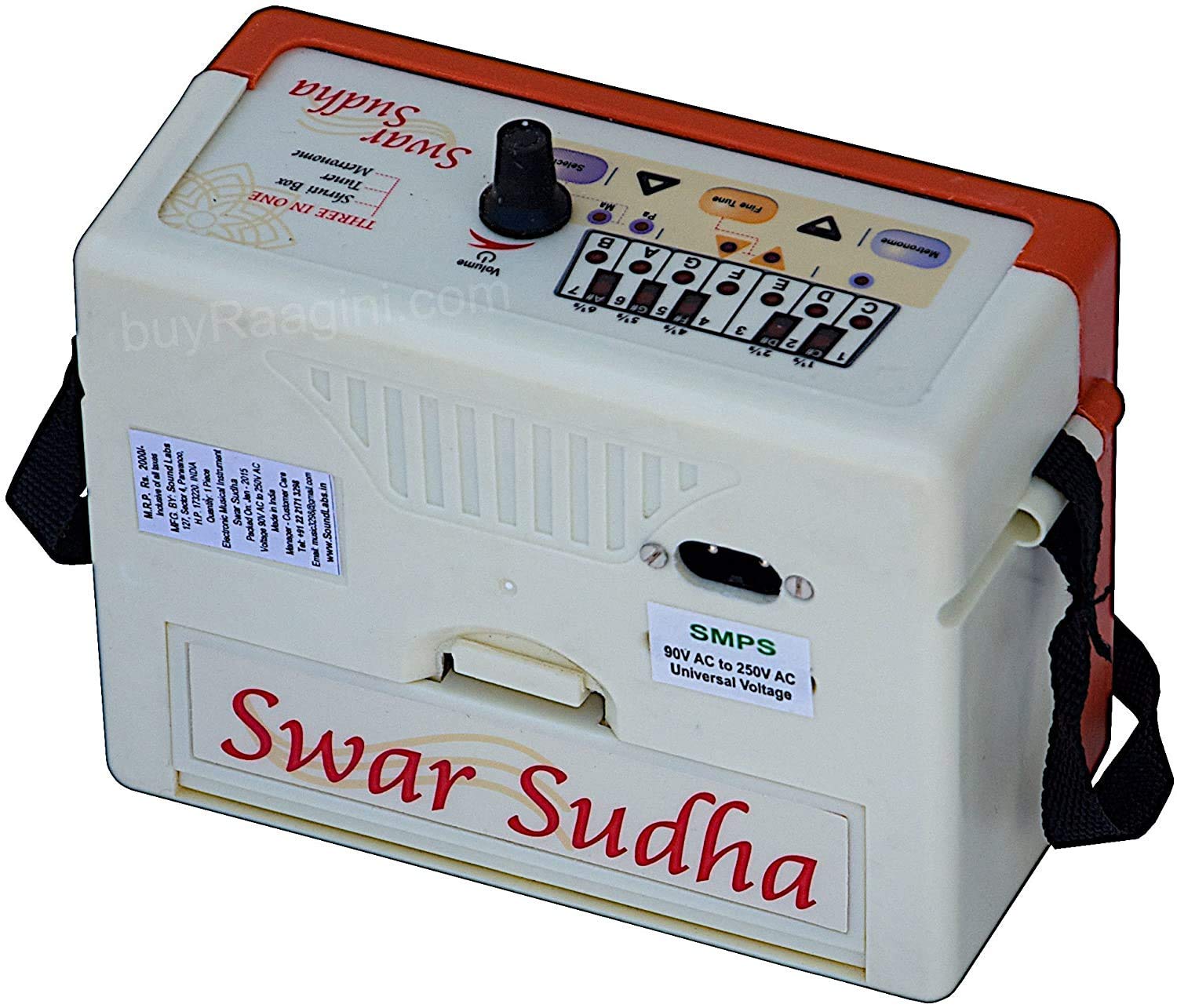 Huge Basket 1119 Shruti Harmonium électronique Swar Sudha Orange