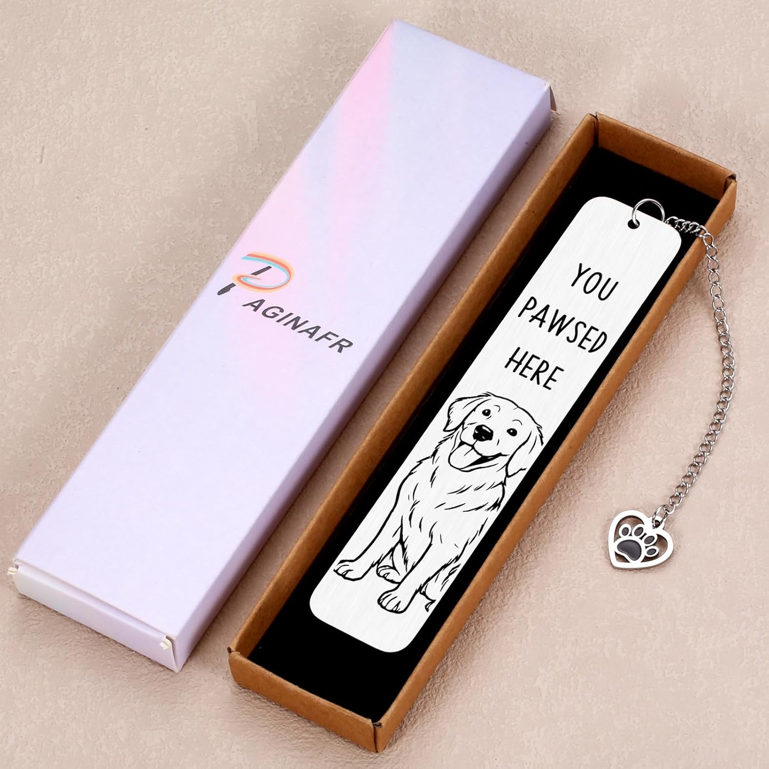 Dog Lovers Gifts for Women, Golden Retriever Dog Dad Gifts for Men, Valentines Day Gift for Him Her, Dogs Mom Gift for Women, Birthday Bookmark Giifts for Dogs Lovers, Book Lovers Reading Accessories - Image 8