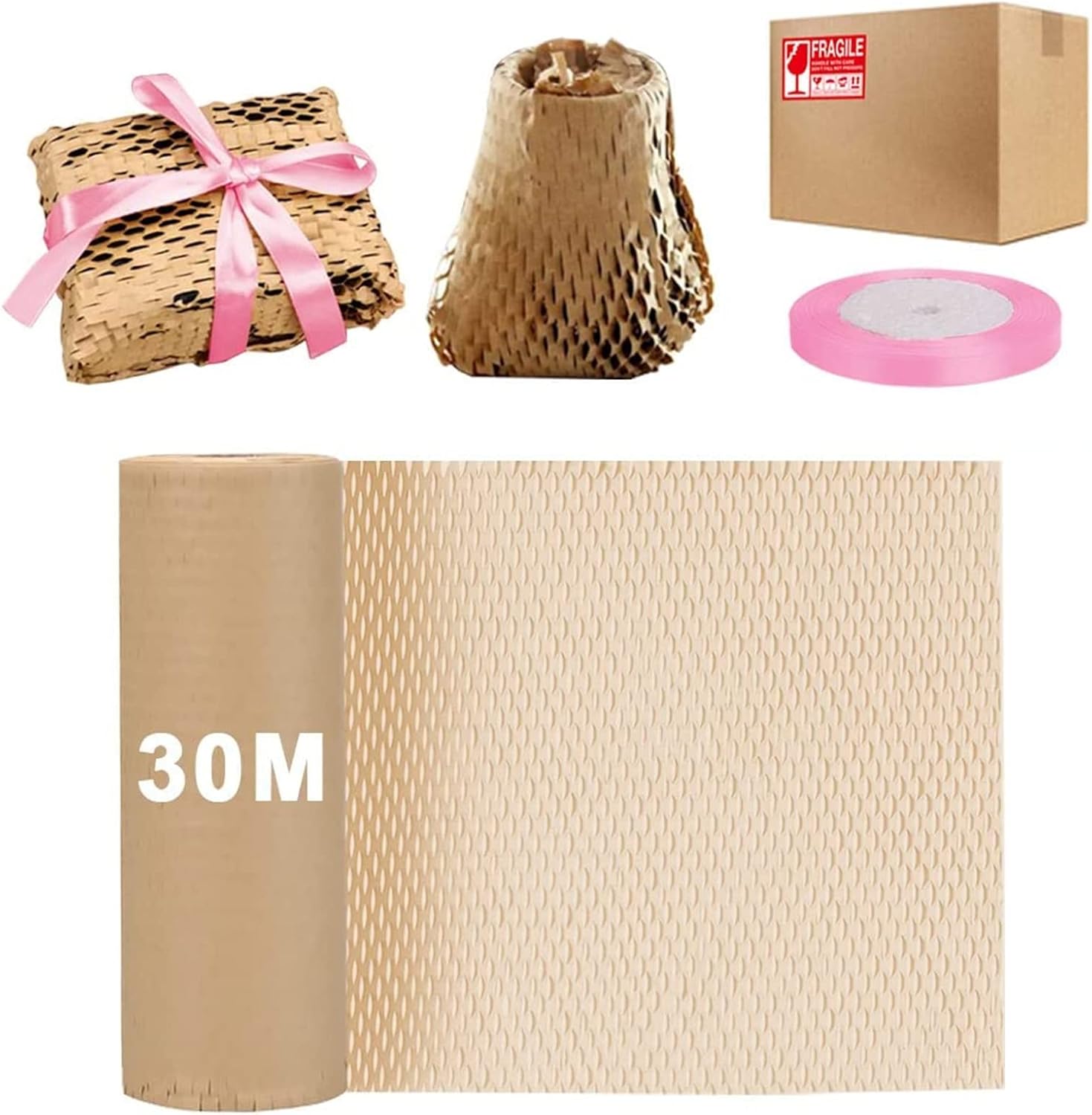 Protective Cushioning Paper Packaging, 30cm X 30m Eco