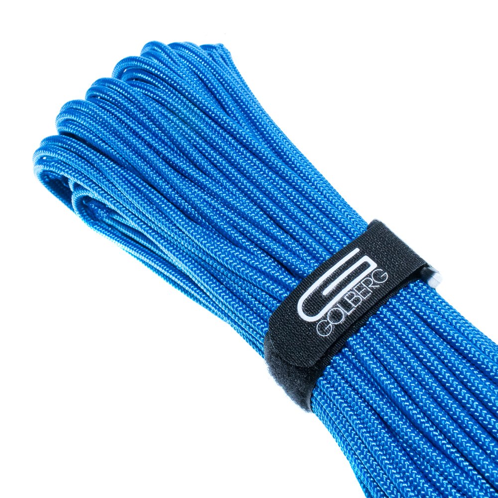 Golberg Premium Polyester-Zubehörseil, glattes Geflecht, minimales Stretch-Seil, 30 m x 5 mm, Königsblau