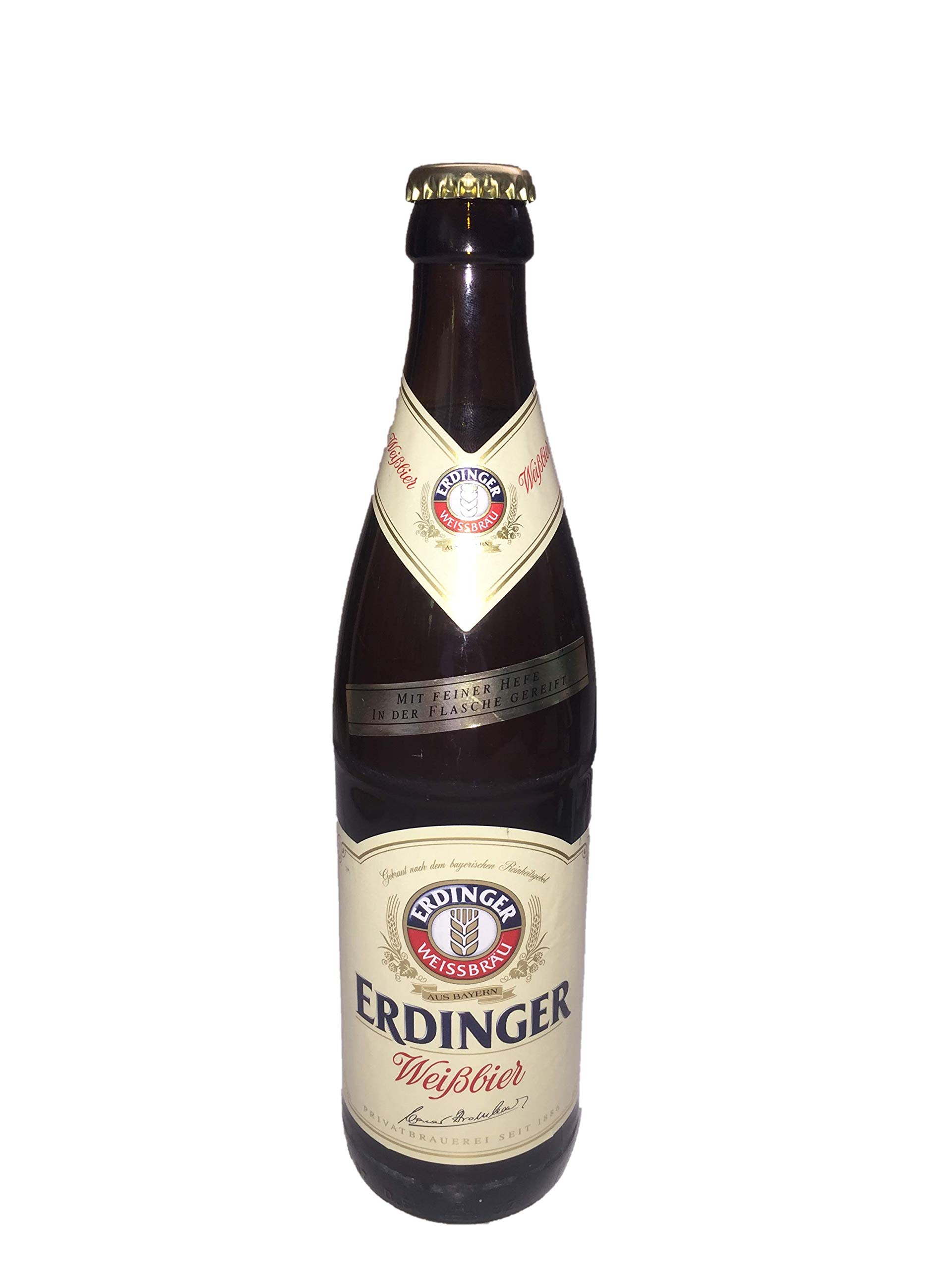 Erdinger Weißbier Entschuldigung Geschenk Erdinger - Eiserne Reserve Gitterkäfig Bier Biergeschenk s/w Entschuldigung Bier (1 x 0.5 l)