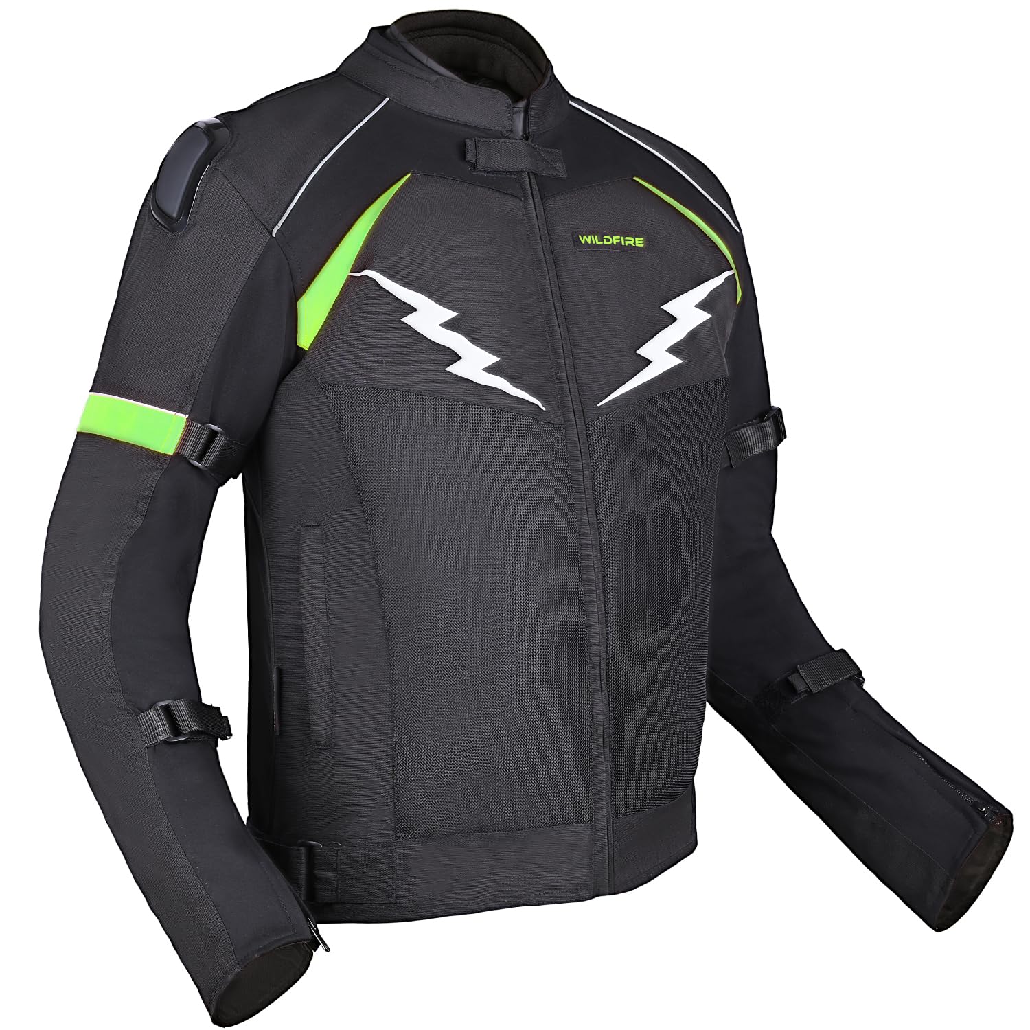 Allextreme WILDFIRE Bike Riding Jacket CE Level 2 Certified Armour