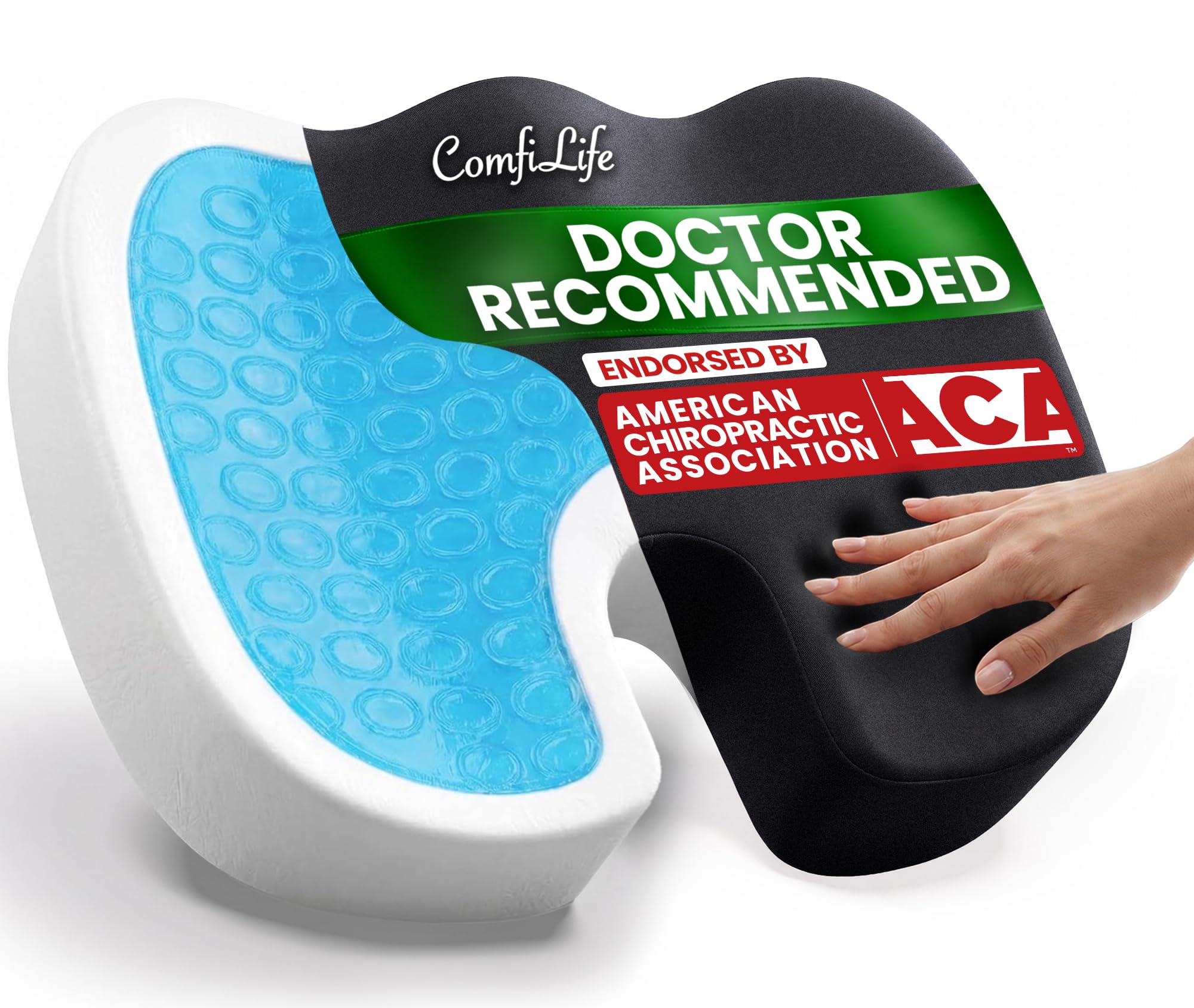 ComfiLife Gel and Memory Foam Cushion