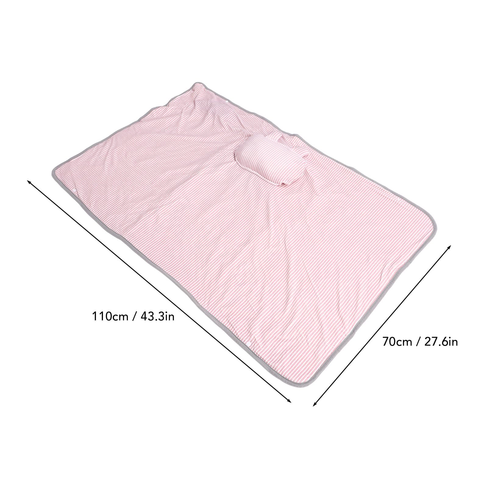 Asixxsix Heated Throw Blanket with Hand Pocket, 5V 10W Multifunctional Fast Heating Small Heated Shawl USB Powered Electric Heating Blanket for Home Office Car, 110 x 70cm