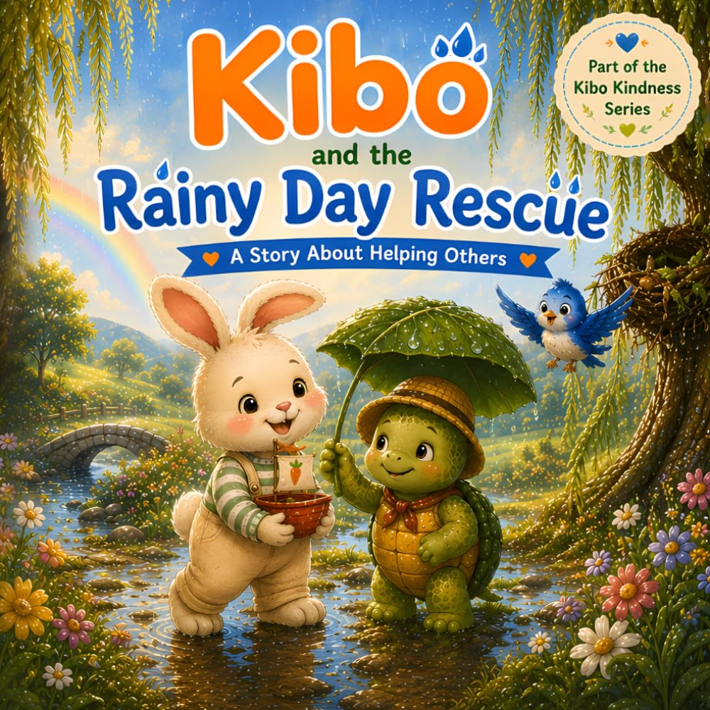 Kibo and the Rainy Day Rescue: A Story About Helping Others