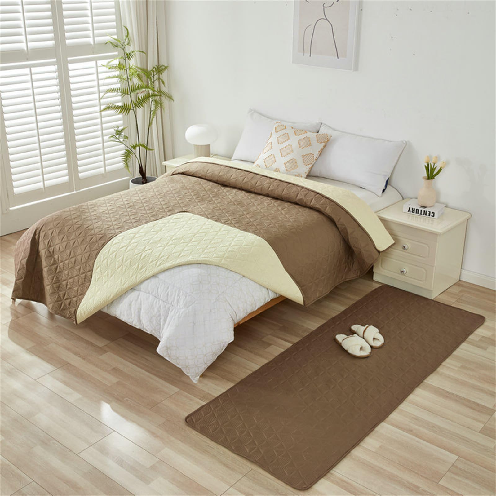 Lukery 2 Stück Wickelunterlage Waschbar für Hunde, Welpenunterlagen Wiederverwendbare Matten Trainingspads für Hunde Schnell Absorbierend für Laufstall/Autositz/Sofa (52 * 82 in,Grau)