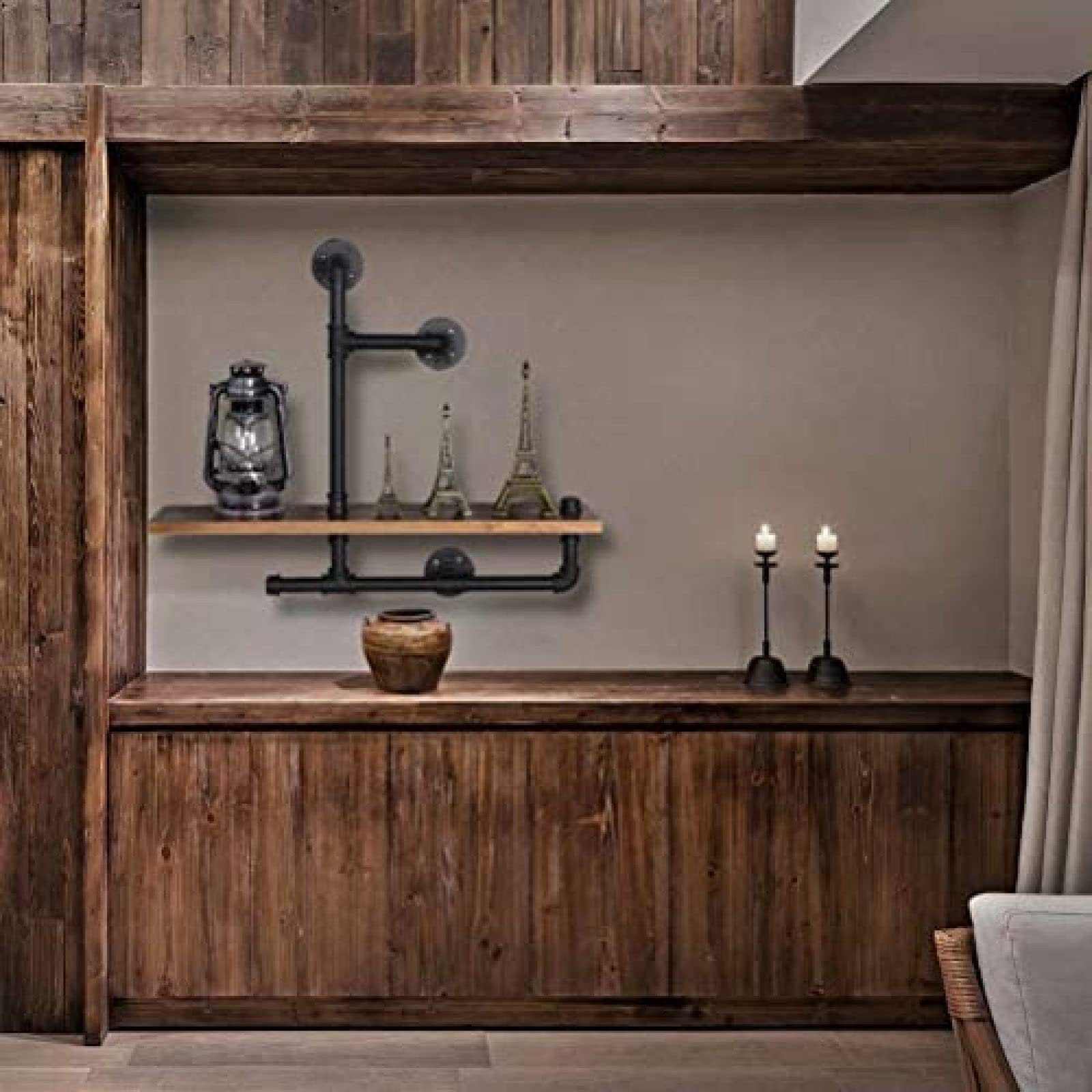 Scaffali In Legno Per Soggiorni - Foto 6