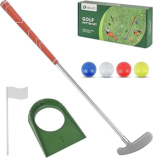 Golf Kids Putter,Classic Stainless Steel Putter, Two Way,Junior Children Teens, Suitable for Both Right Handed&Left Handed- 22.2 Inches Length