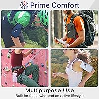 Vista 6 de Pulseras para Soporte de Teléfono, Bolsillo Pequeño de Hombro con Correa para Brazo, Compatible con iPhone y Todos los Teléfonos Celulares, Uso