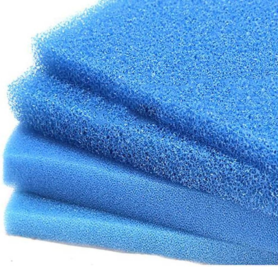 B&K Aquarium Filter Sponge Open Cell Foam Sheet Bio Sponge Filter Media Pad HMF Fish Tank Sump Divider (Blue) 30x50x2cm
