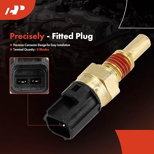 Miniatura 4 de A-Premium Sensor de temperatura del refrigerante del motor 2 pines compatible con Ford F-150, F-250, Explorer, Mustang, Expedition, E-150, E-250 y