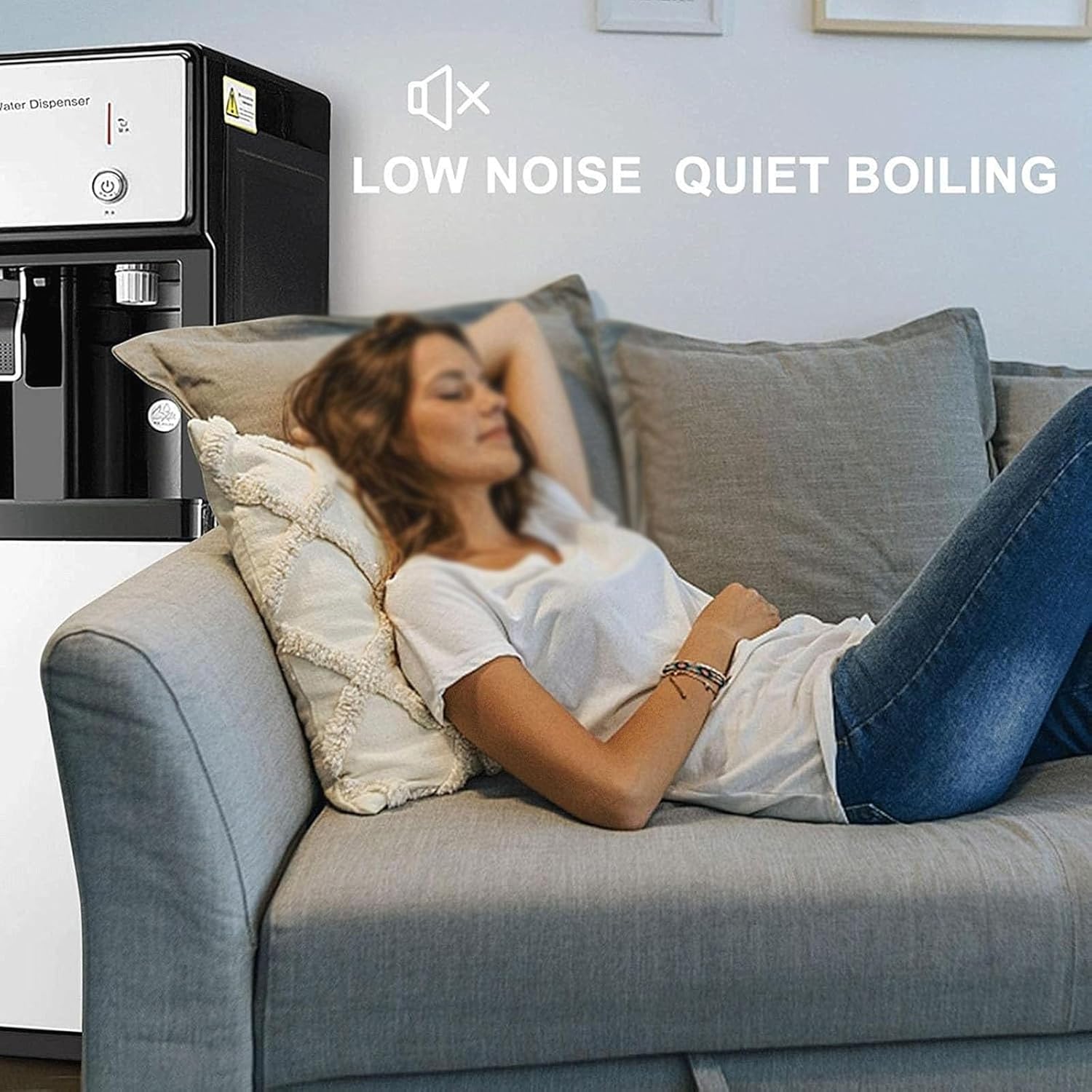 Bottom Loading Water Cooler Dispenser - Hot & Cold Standing Water Dispenser with 3 Temperature Settings and Burnout Protection,for Home, Office