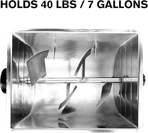 Miniatura 2 de Mezclador comercial de carne de 30 librastanque de 7 galones, mezcla 30 libras de carne, cualquier salsa y condimento se puede mezclar uniformemente