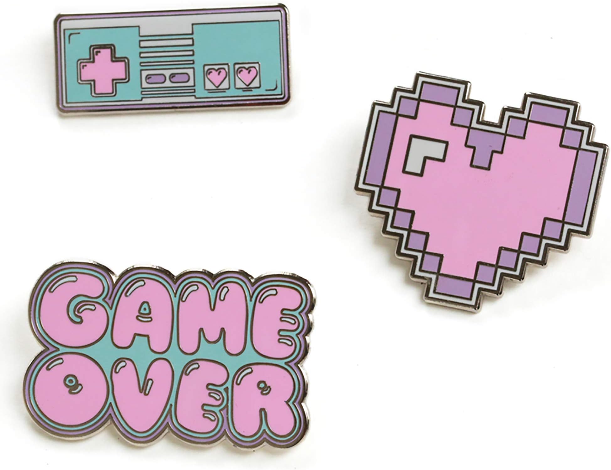 Enamel Pin Set - Gamer Gifts for Women - Backpack Kawaii Enamel Pins