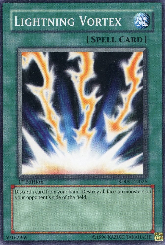 yugioh lightning deck Amazon.com: Yu-Gi-Oh! - Lightning Vortex (SD09-EN026) - Structure Deck 9:  Dinosaur's Rage - 1st Edition
