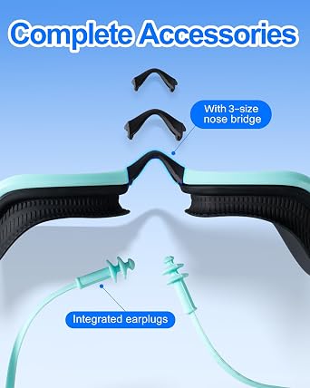 seasprint Swim Goggles, Super Clear View,Goggles Swimming Adult
