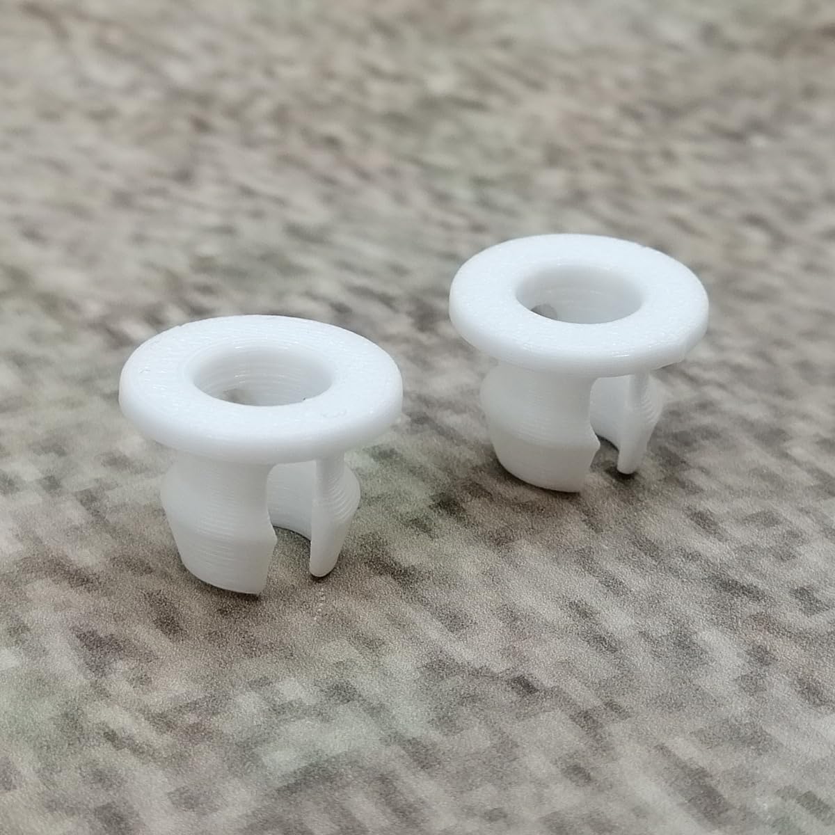 Boccola articolata di ricambio, 8 pezzi, colore bianco, compatibile con Bremhey Dinett Gerlinol ADT, carrello da portata