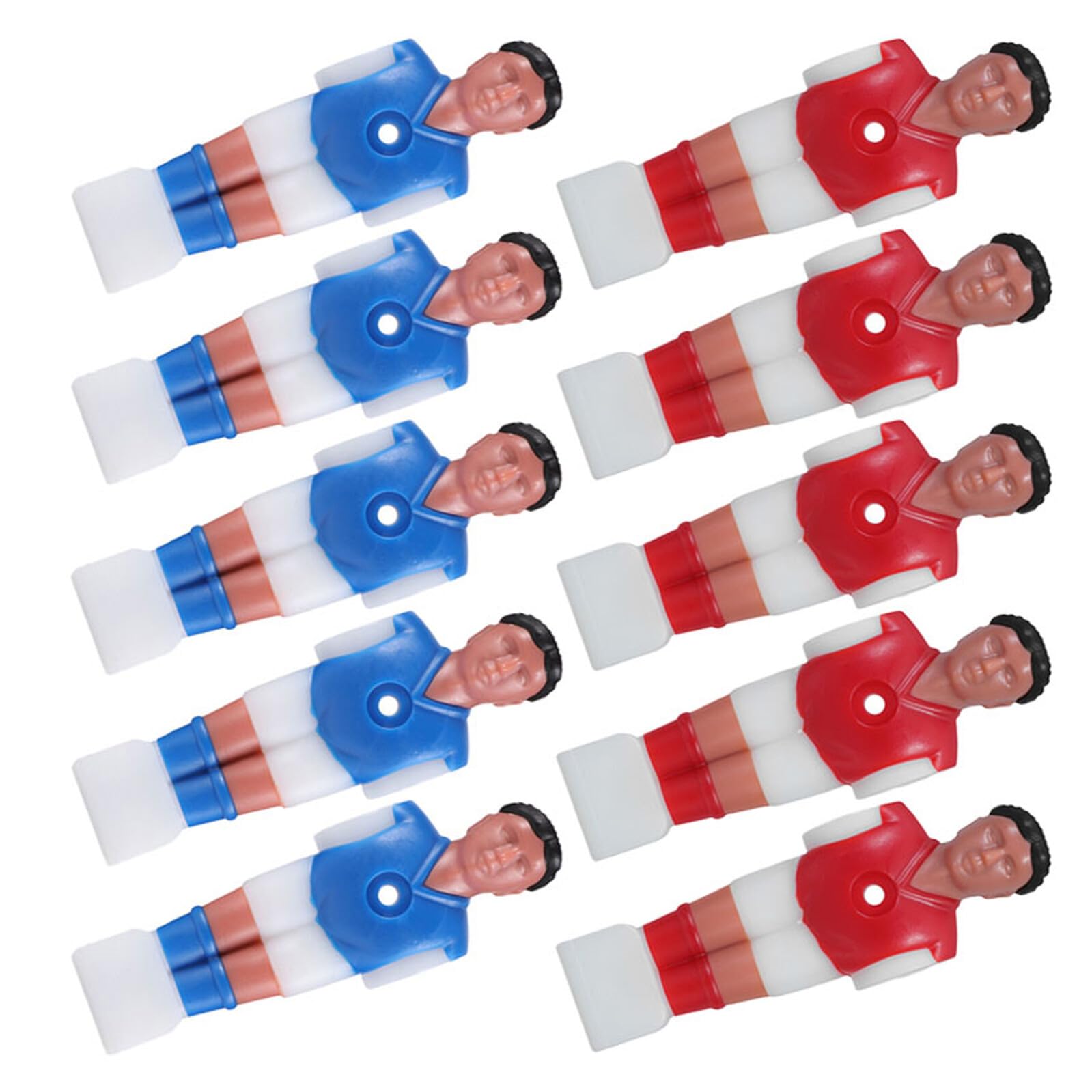 Figurines de joueurs de foot de table en plastique lot de 10 pièces de rechange universelles - 8