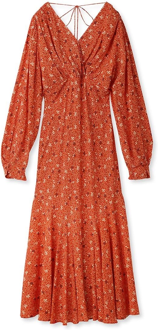 Amazon.co.jp: [フレイ アイディー] DEVEAUXプリントワンピース  