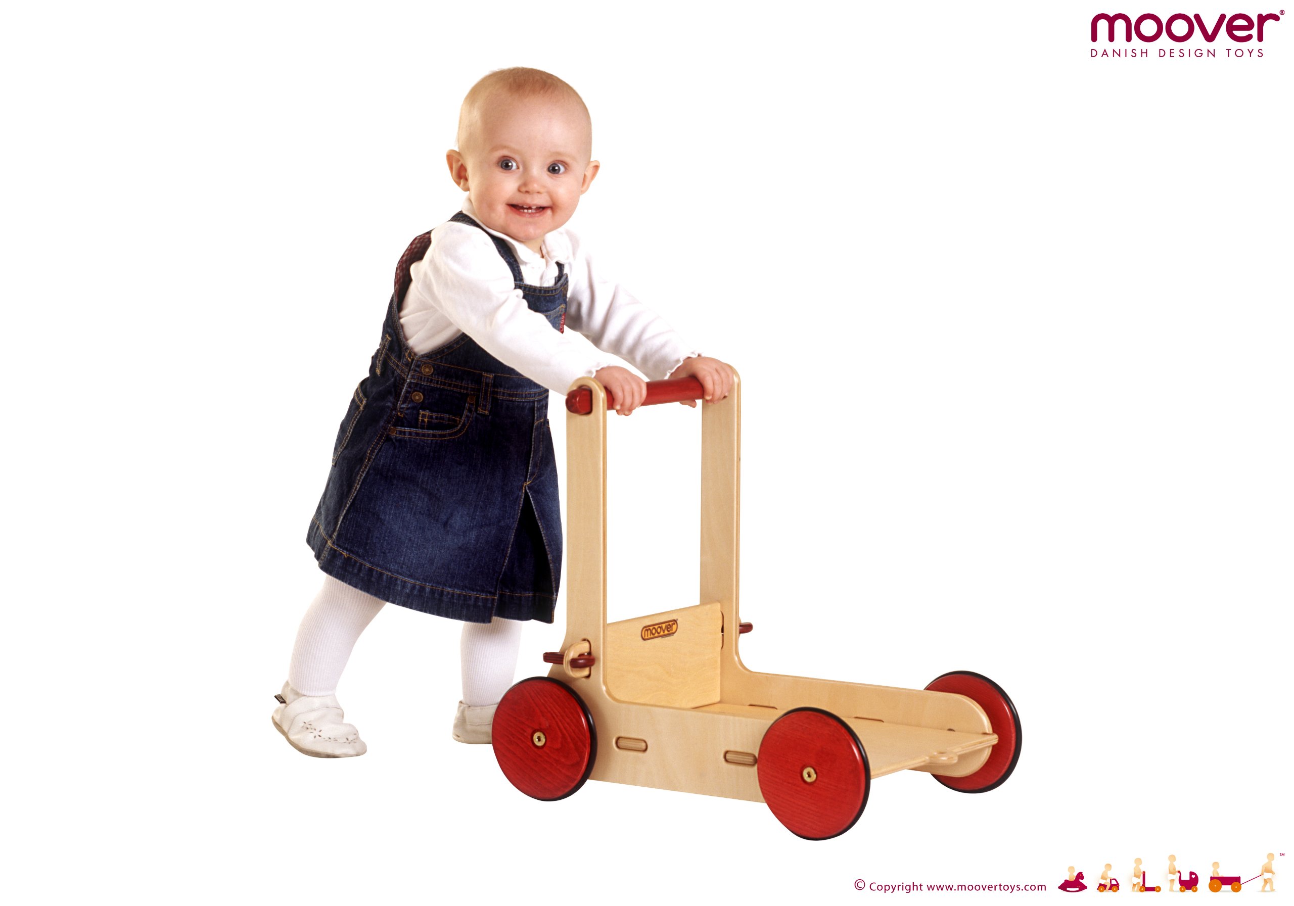 MOOVER Primi passi legno naturale