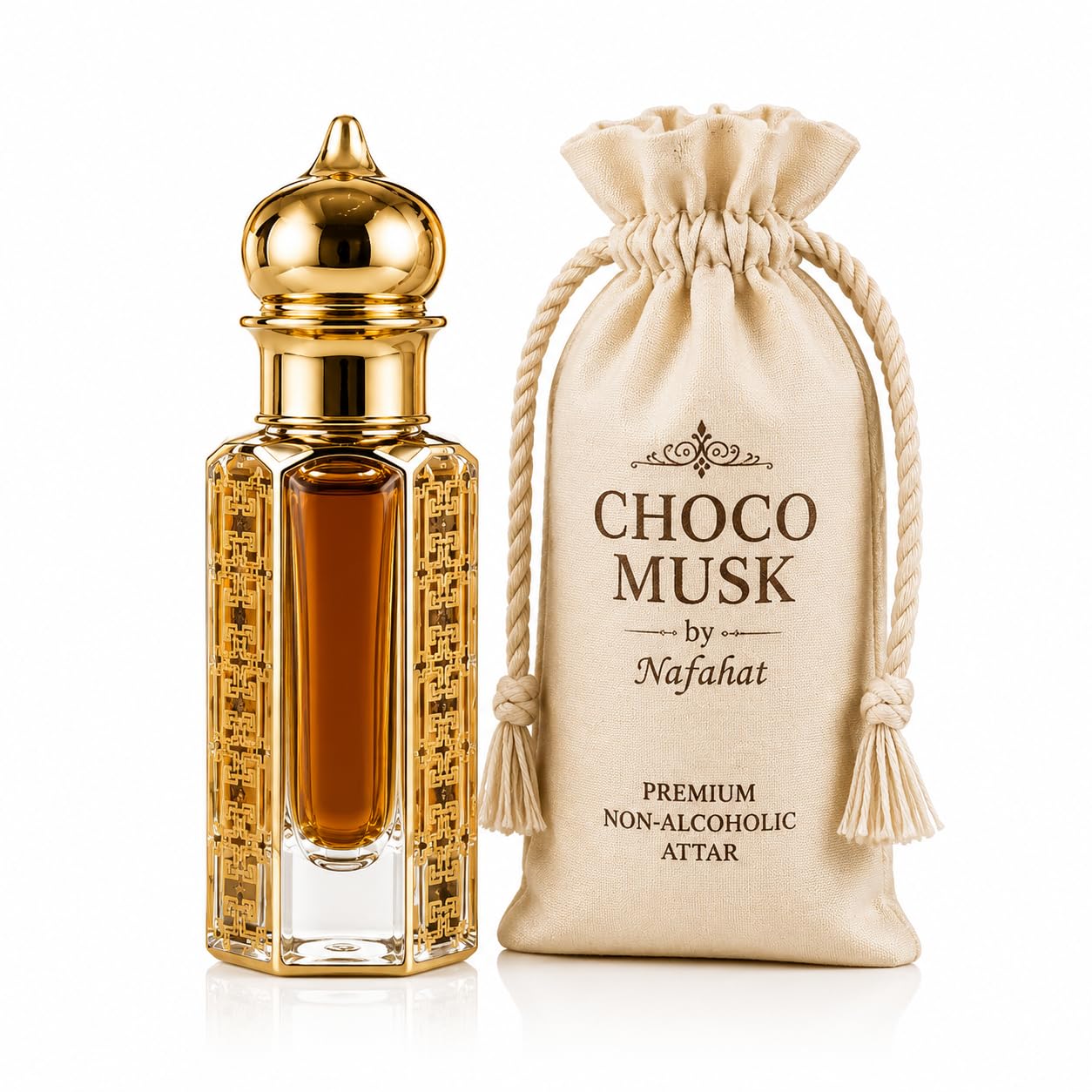 Nafahat Choco Musk Attar | Premium Alcohol-Free Perfume Oil for Men & Women | Long Lasting Sweet Musky Arabian Roll-On Attar | Non-Alcoholic Unisex Fragrance (12ml)-image-27