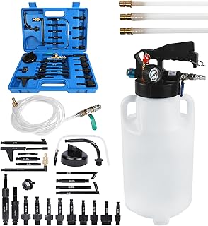 8L Pompe à huile de boîte de vitesses et 26 pièces Adaptateurs de remplissage d'huile de boîte de vitesses automatique ATF | Système de remplissage, distributeur et extracteur, Kit de système de rempl