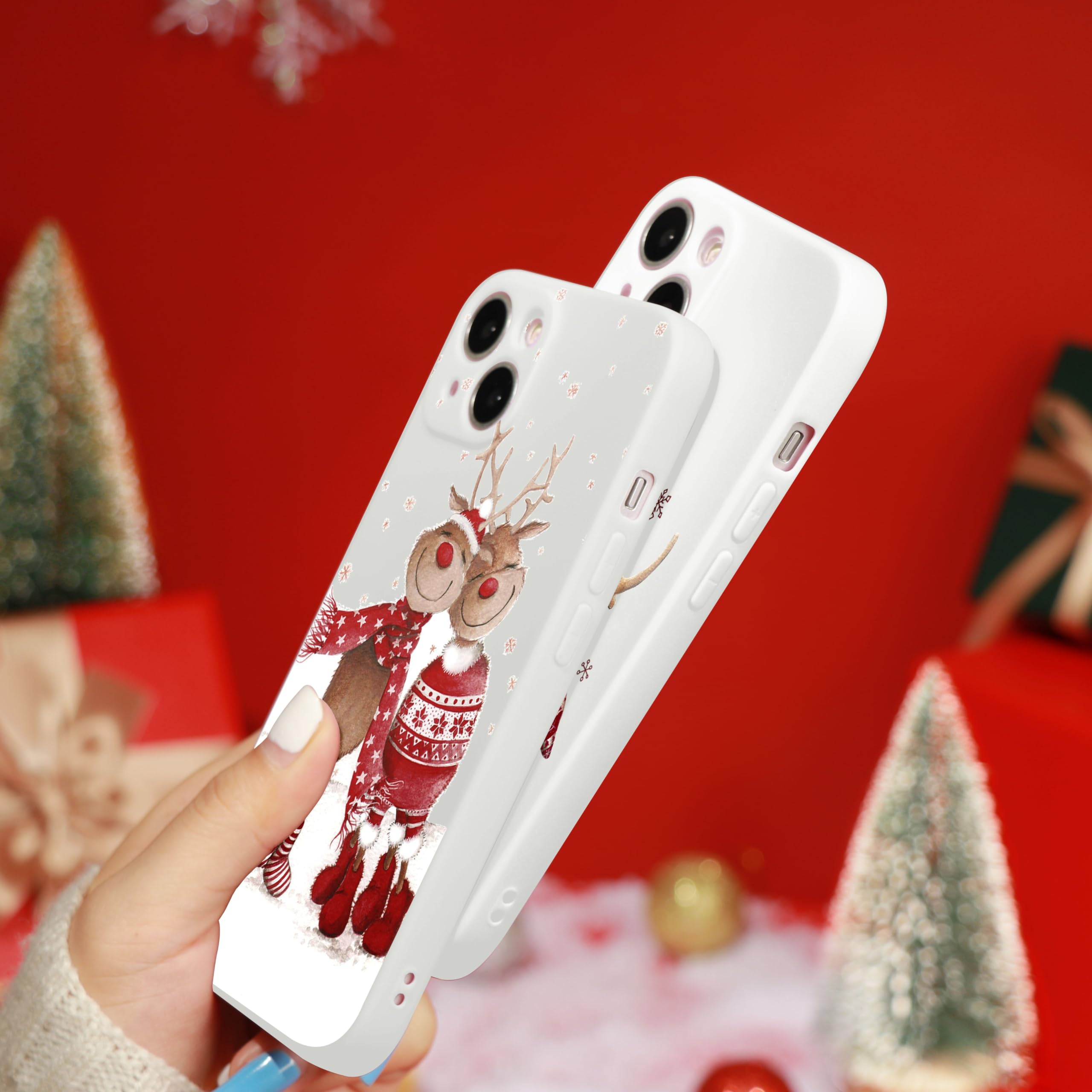 3 Cover Natalizie Per IPhone 12 Mini – Morbide TPU Con Tema Natale, Sottili E Antiurto - 2