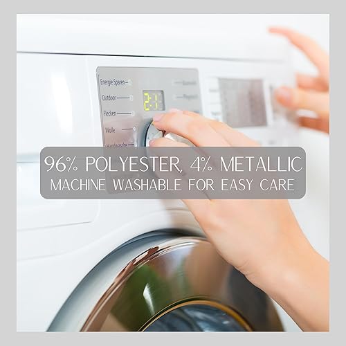 Miniatura 4 de Elrene Home Fashions Mantel de tela navideña a cuadros brillantes, 60 x 84 pulgadas, rectangular, rojo