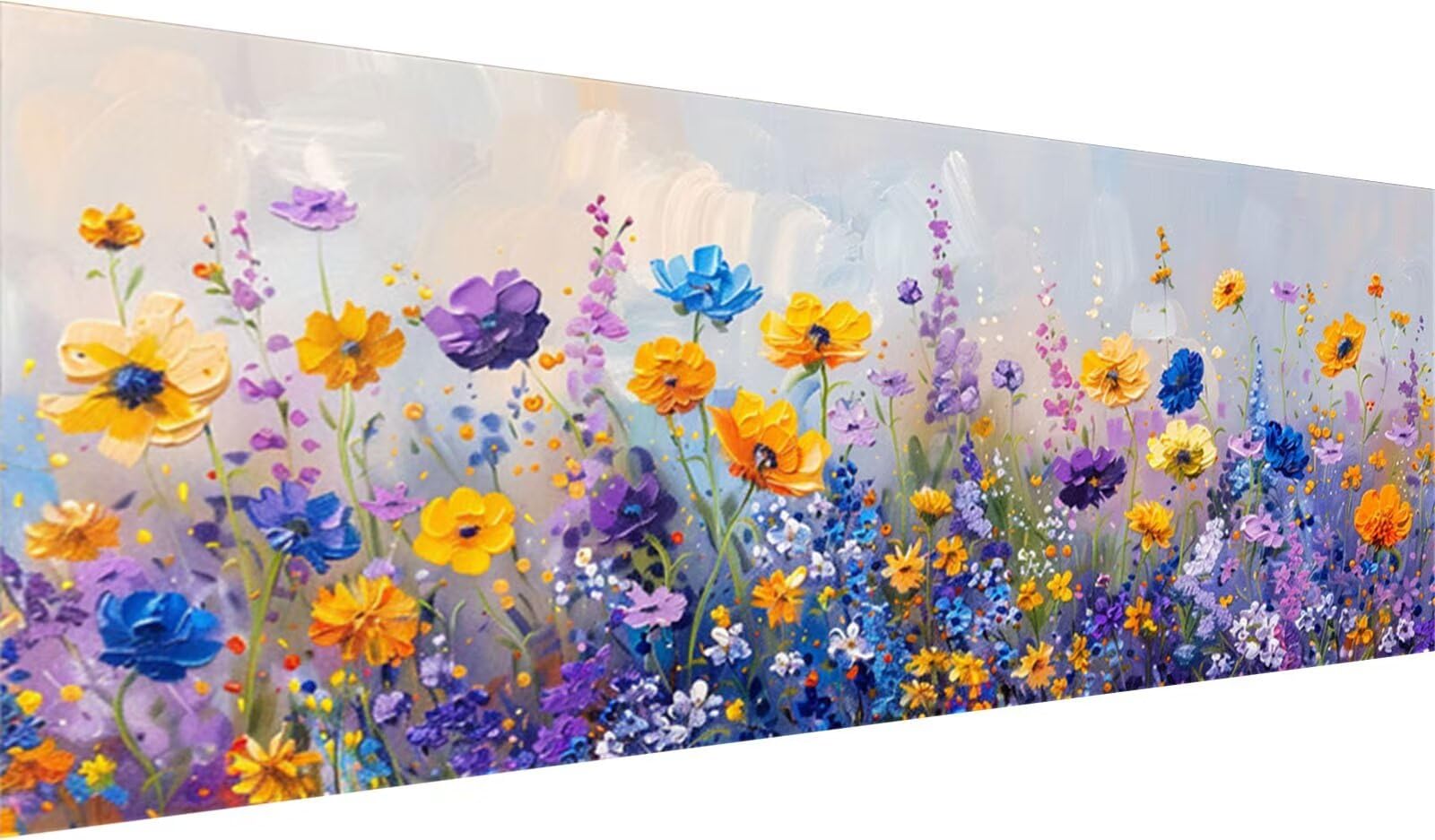 Amazon | ダイヤモンドアート 花 230x90cm ダイヤモンドアート キット