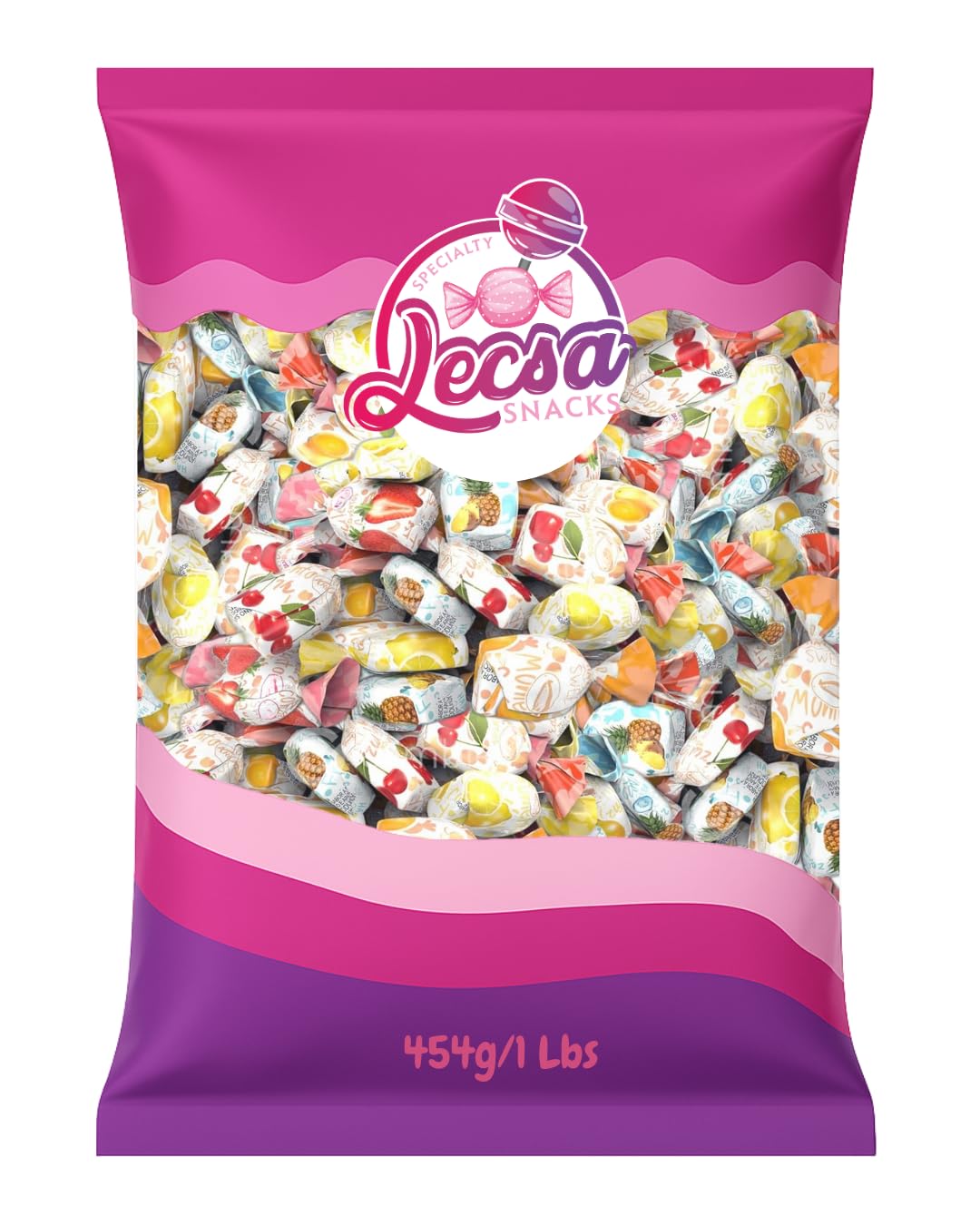 Fruit Filled Hard Candy - Assorted Flavours - Individually Wrapped