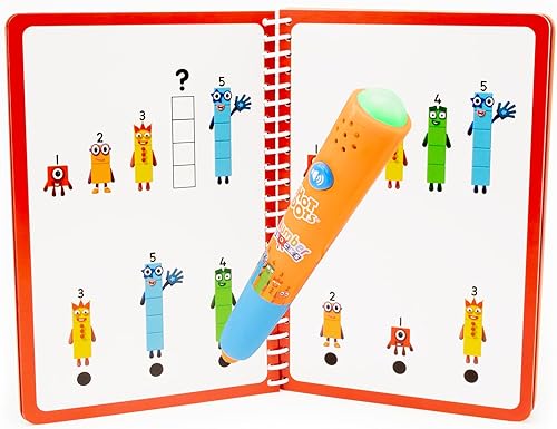 Miniatura 4 de Educational Insights Hot Dots Numberblocks - Libro de trabajo números del 1 al 10 con bolígrafo interactivo, más de 75 actividades, regalo