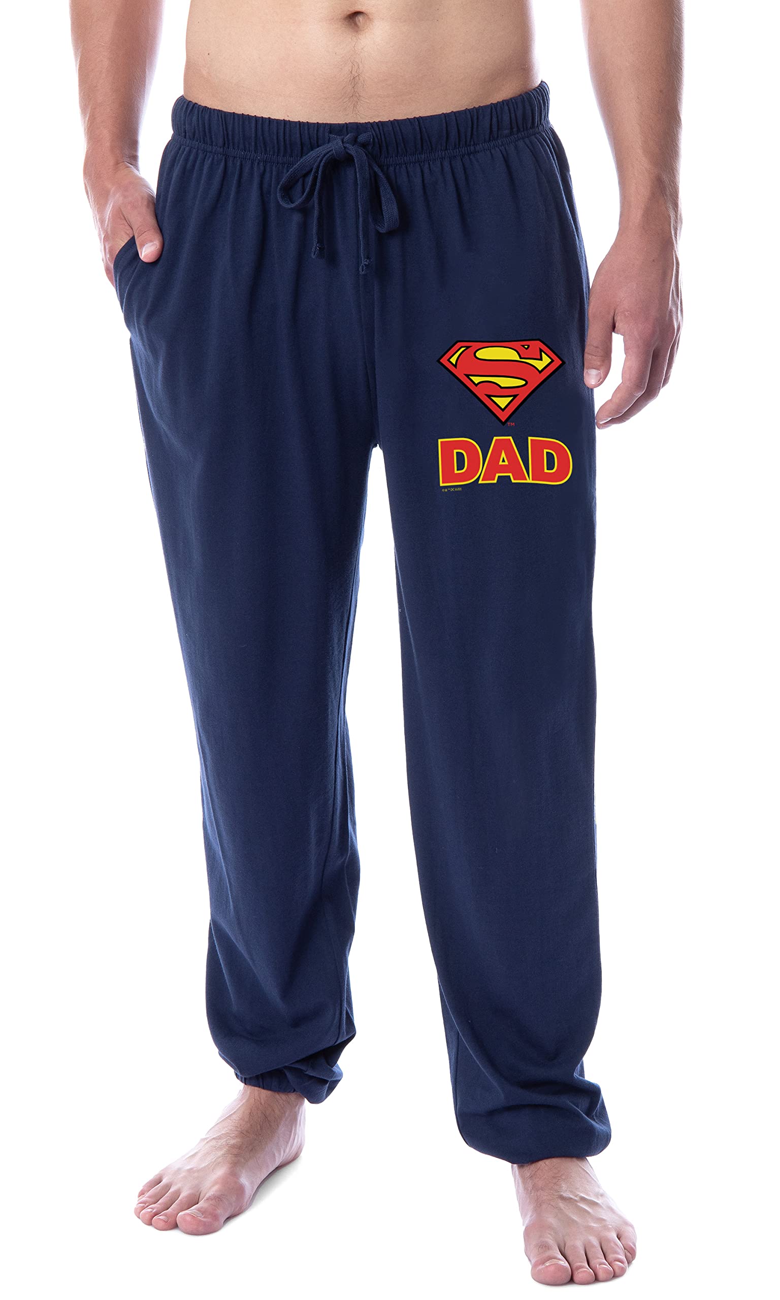 Bas de pyjama jogger Superman bleu taille L pour vos dimanches cocooning - 5