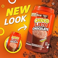 Vista 3 de Chocolisto - Bebida instantánea de chocolate, bebida nutritiva con vitaminas y minerales, 35.2 onzas, paquete de 1.